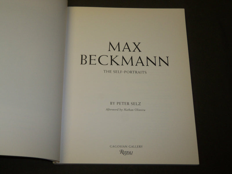 1992 MAX BECKMANN THE SELF-PORTRAITS BOOK BY PETER SELZ - NICE PRINTS - D 397