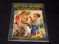 1933 JULY BETTER HOMES & GARDENS MAGAZINE - ILLUSTRATED FRONT COVER - E 5526