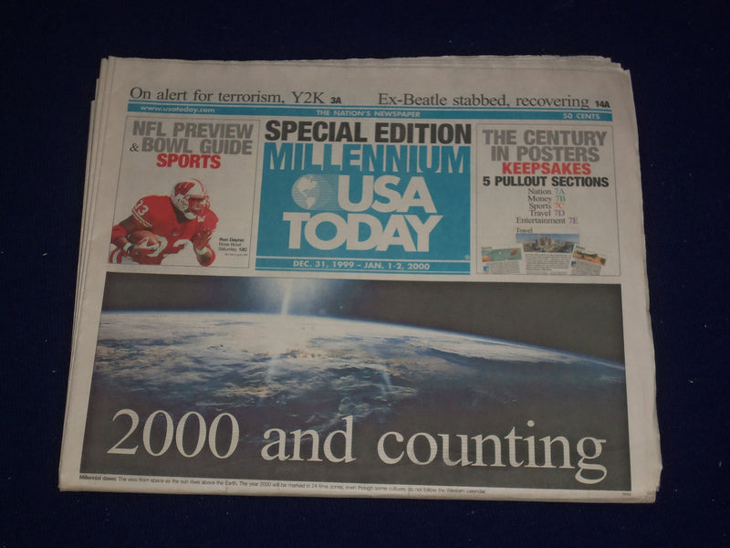 1999 DEC 31 - 2000 JAN 2 USA TODAY NEWSPAPER - 2000 AND COUNTING - NP 3079