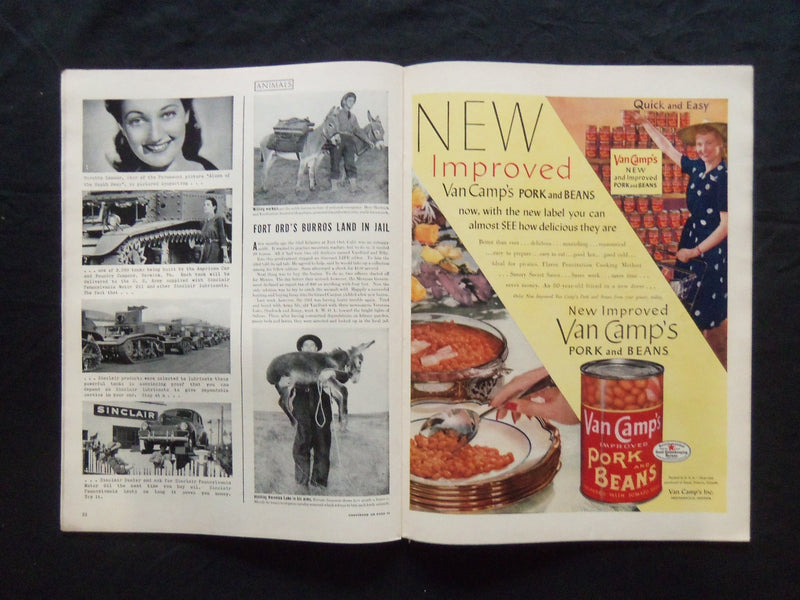 1941 AUGUST 18 LIFE MAGAZINE - U.S. MARINE IN BERMUDA - L 248