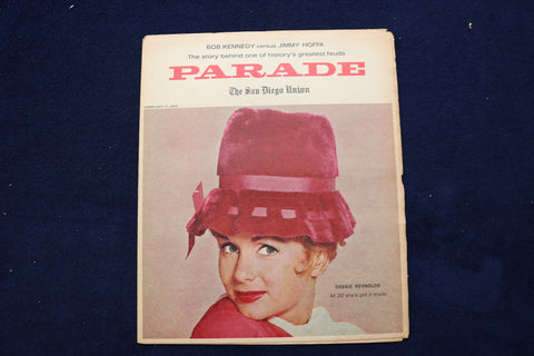 1963 FEBRUARY 17 PARADE MAGAZINE - DEBBIE REYNOLDS COVER - E 22385