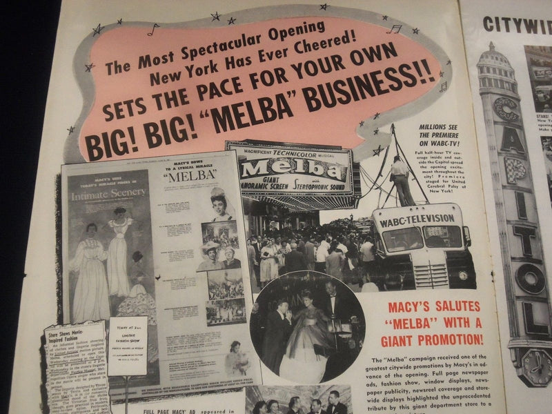1953 MELBA MUSICAL MOVIE PRESS BOOK STARRING PATRICE MUNSEL & ROBERT MORLEY- P 4