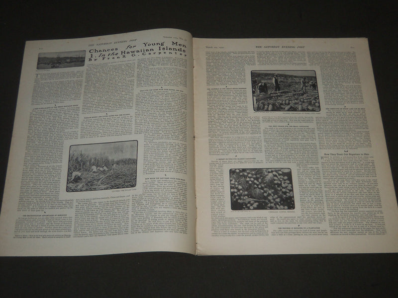 1900 MARCH 10 THE SATURDAY EVENING POST MAGAZINE - ILLUSTRATED COVER - SP 574