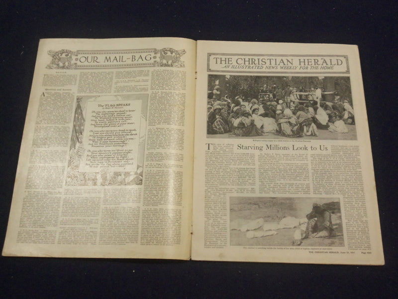 1917 JUNE 13 CHRISTIAN HERALD MAGAZINE - FOREST ROAD, SUNBEAMS DANCE - ST 6588