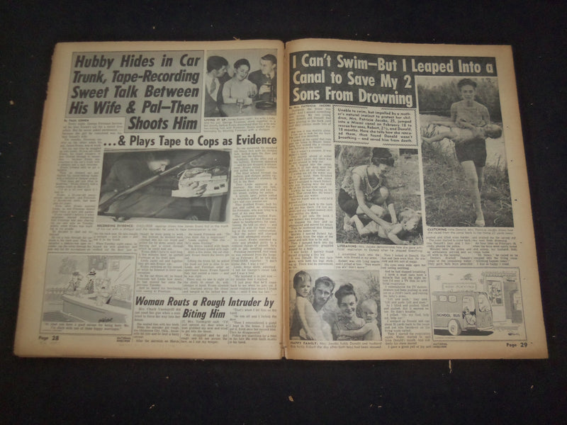 1965 MAY 30 NATIONAL ENQUIRER NEWSPAPER - 16-YEAR OLD SLAVER OF 2 WOMEN- NP 7387