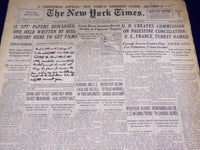 1948 DECEMBER 12 NEW YORK TIMES - HISS SPY PAPERS DISCLOSED - NT 3356