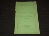 1854 PORTER RHETORICAL SOCIETY DISCOURSE OF ANDOVER THEOLOGICAL SEMINARY- J 7502