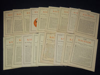 1933-1935 THE KALENDS OF WILLIAMS & WILKINS CO. MAGAZINES LOT OF 18 - O 2825E
