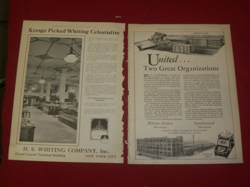 1927 FEB 19 DRY GOODS ECONOMIST MAGAZINE- ARTICLES, PHOTOS, ILLUS. & ADS- B 6311