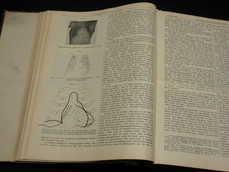 1904 JAN-DEC BERLINER KLINISCHE WOCHENSCHRIFT MAGAZINE BOUND VOLUME - KD 3644D
