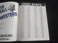 1977 OCTOBER 22 FOOTBALL PROGRAM- NORTHWESTERN UNIV VS PENN STATE UNIV - B 5533Z