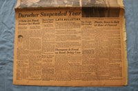 1947 APRIL 9 THE DETROIT NEWS NEWSPAPER-ALL MICHIGAN HENRY FORD TRIBUTE -NP 9218