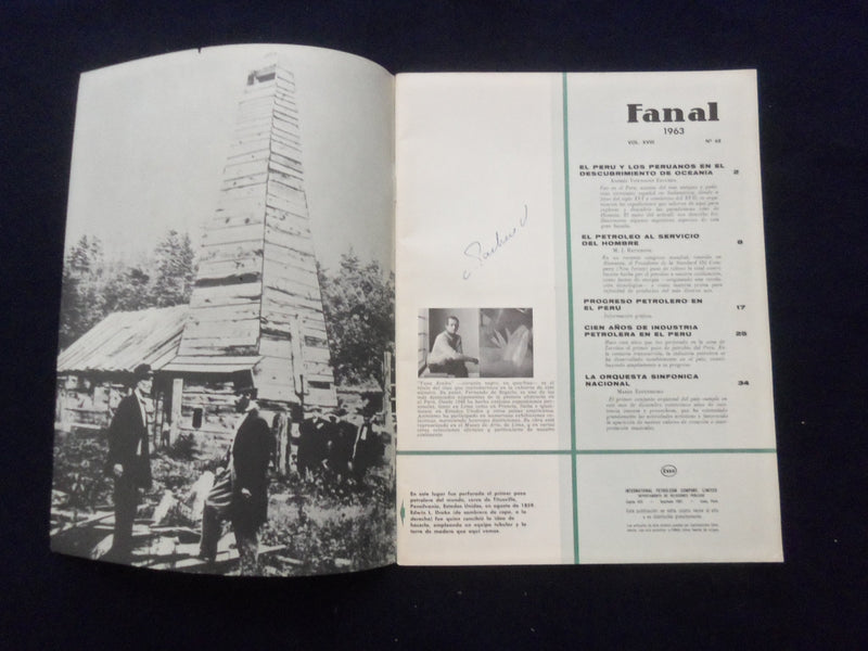 1963 FANAL MAGAZINE - SPANISH TEXT - VOLUME XVIII, NUMBER 68- NICE COVER - K 150