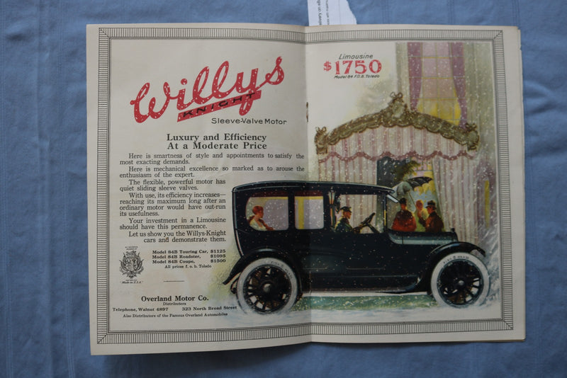 1916 LYRIC & ADELPHI THEATRES PROGRAM - LOT OF 2 - K 2735