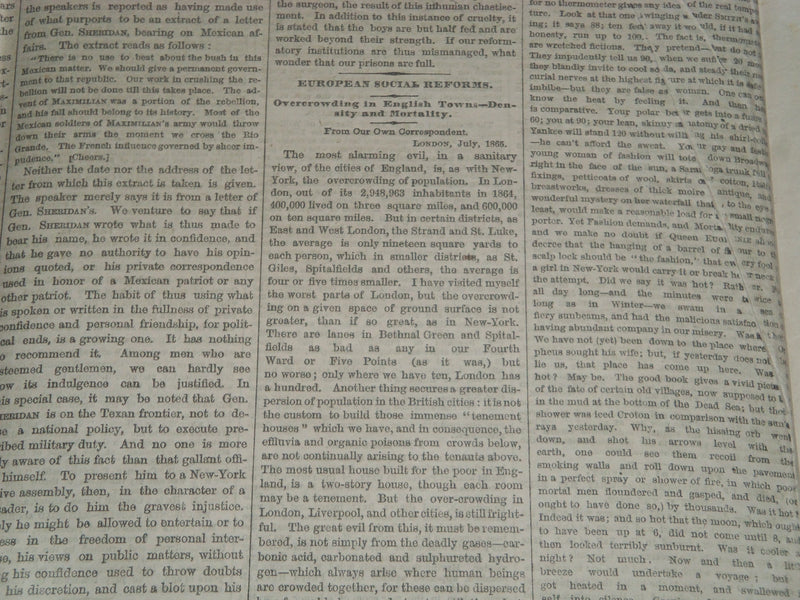 1865 AUGUST 5 NEW YORK TIMES NEWSPAPER - SUPPORTERS OF JEFF DAVIS - NP 3990