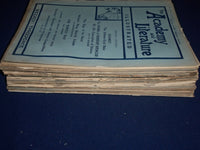 1904 THE ACADEMY WEEKLY REVIEW OF LITERATURE LOT OF 22 ISSUES - LONDON - O 2230
