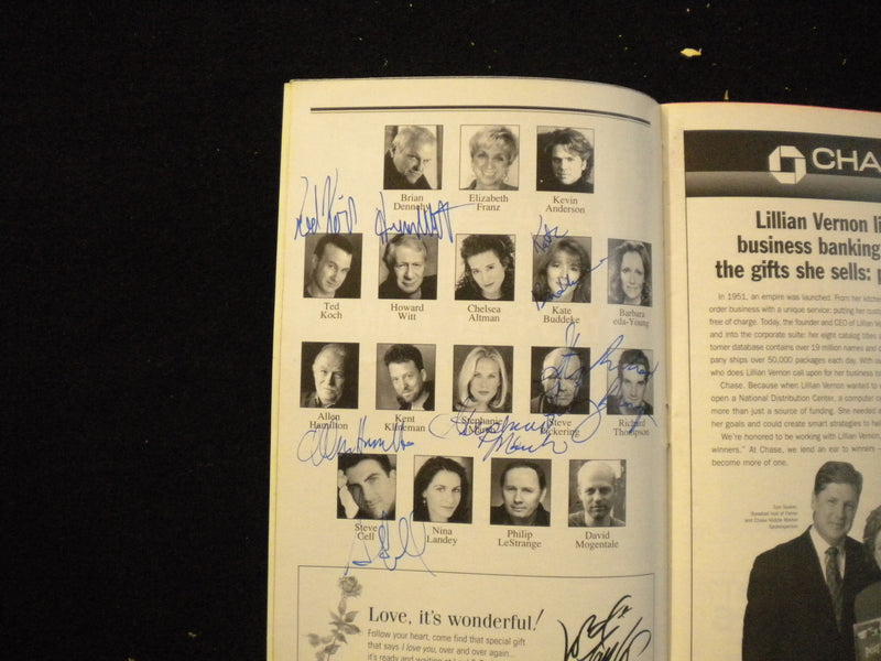 1999 DEATH OF A SALESMAN PLAYBILL - 10 SIGNATURES - J 8248
