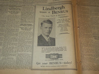 1927 MAY 28 NEW YORK TIMES - LINDBERGH THRILLS PARIS IN AIR STUNTS - NT 9553