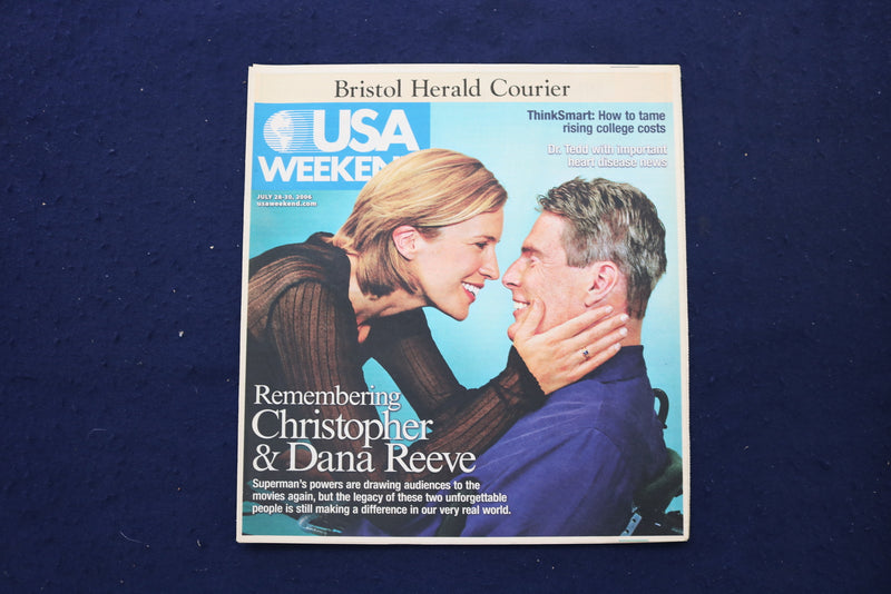 2006 JULY 28-30 USA WEEKEND MAGAZINE - CHRISTOPHER & DANA REEVE COVER - E 18299