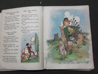 1933 FAMOUS RHYMES - MOTHER GOOSE CHILDREN'S BOOK - ILLUSTRATED - PIPER- KD 5806