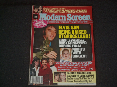1979 JANUARY MODERN SCREEN MAGAZINE - ELVIS' SON RAISED AT GRACELAND! - ST 6298