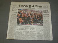 2019 JULY 11 NEW YORK TIMES -U.S. WOMEN'S SOCCER TEAM NYC CANYON OF HEROS PARADE