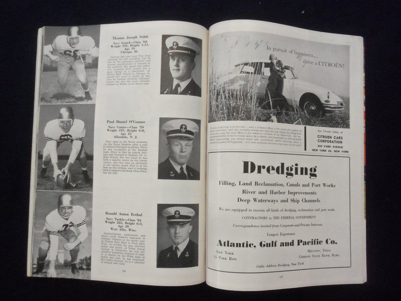1958 NOVEMBER 29 ARMY-NAVY FOOTBALL PROGRAM-MUNICIPAL STADIUM PHILADELPHIA-K 128