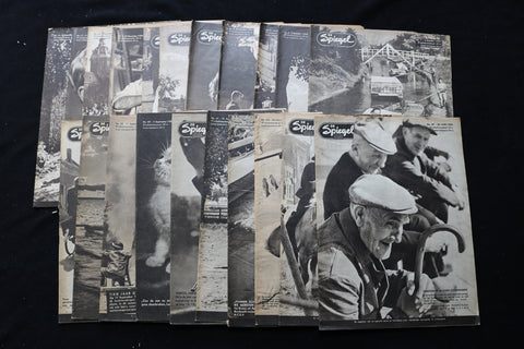 1954 DE SPIEGEL CHRISTELUK NATIONAAL MAGAZINE - LOT OF 21 - DUTCH - O 3705