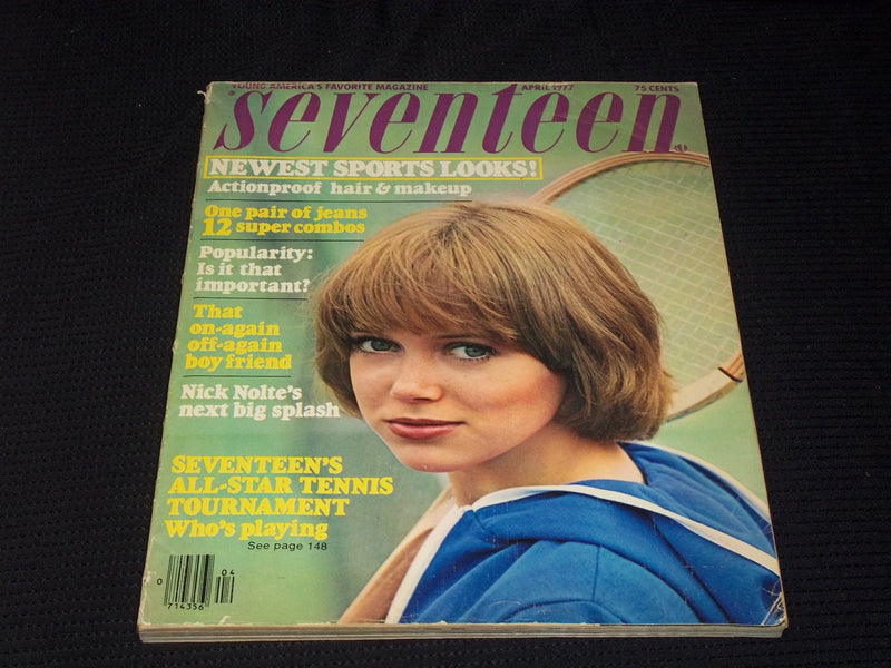 1977 APRIL SEVENTEEN MAGAZINE - NEWEST SPORTS LOOKS FRONT COVER - E 4758