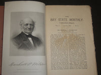 1884 JANUARY THE BAY STATE MONTHLY MASSACHUSETTS MAGAZINE VOL. 1 NO. 1 - J 5277