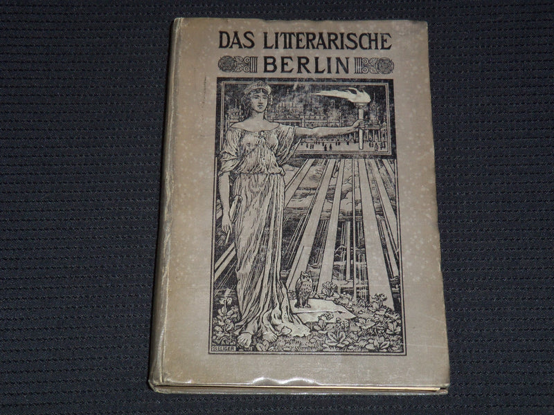 1800'S DAS LITTERARISCHE BERLIN GERMAN BOOK BY GUSTAV DAHMS - KD 6494G