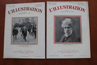 1927-1931 L'ILUSTRATION FRENCH MAGAZINE LOT OF 35 ISSUES - O 3508