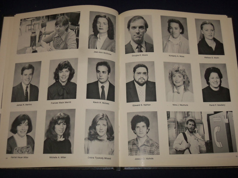 1986 RUTGERS SCHOOL OF LAW NEWARK NEW JERSEY YEARBOOK - GREAT PHOTOS - YB 141