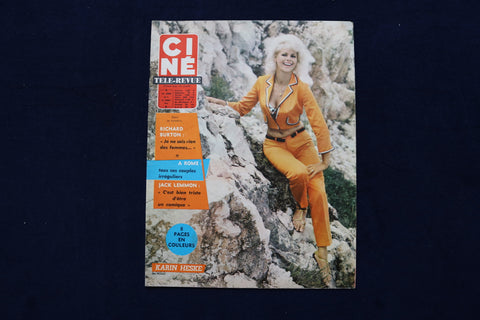 1965 FEB 25 CINE TELE-REVUE MAGAZINE - KARIN HESKE-JACK LEMMON COVER - E 22056