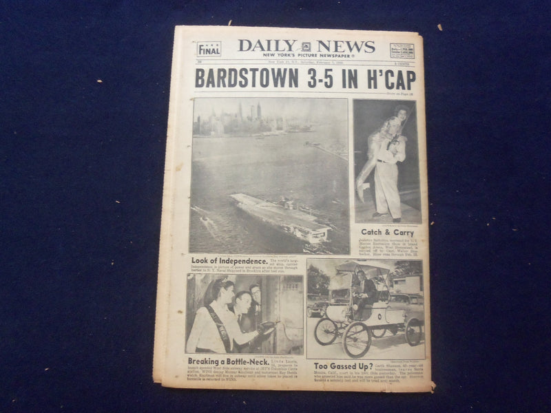 1959 FEB 7 NEW YORK DAILY NEWS NEWSPAPER -BET PLAN OK'D, SENT TO ALBANY- NP 6754