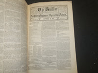 1861 SEPTEMBER THE BUILDER ARCHITECT MAGAZINE - 4 ISSUES ILLUSTRATIONS - ST 416N
