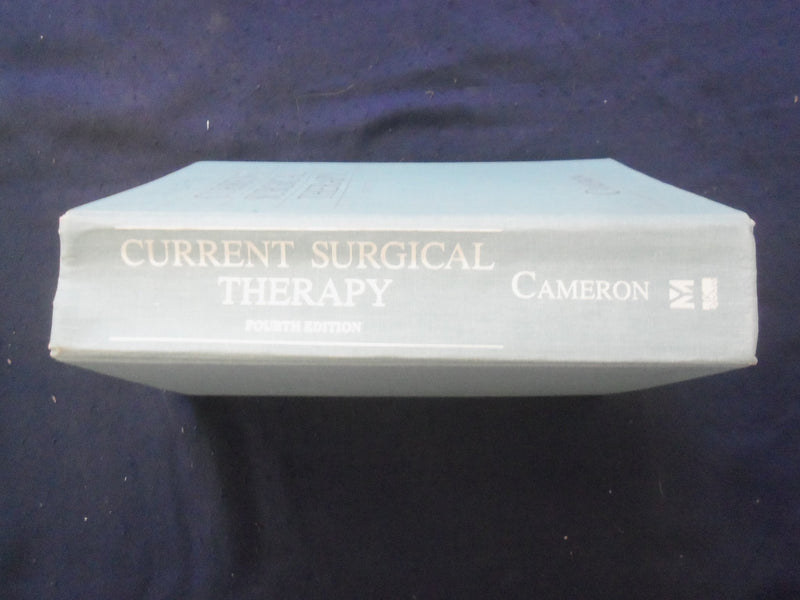 1992 CURRENT SURGICAL THERAPY HARDCOVER BOOK -4TH ED. -JOHN CAMERON MD.- KD 8894