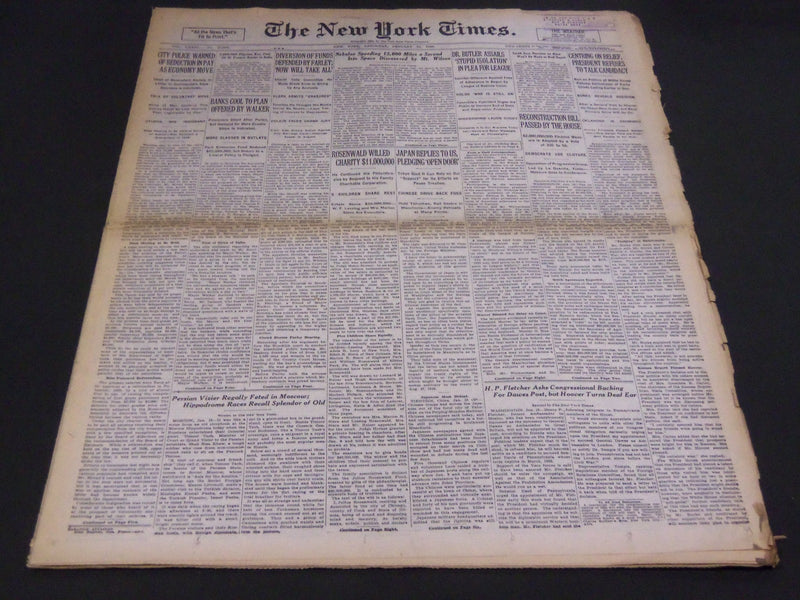 1932 JANUARY 16 NEW YORK TIMES - NEBULAE SPEEDING 15,000 MILES A SECOND- NT 4800