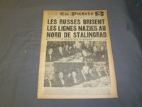 1942 OCT 8 LA PATRIE NEWSPAPER-FRENCH-LES RUSSES BRISENT LES LIGNES NAZIS-FR2096