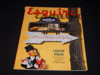 1952 FEBRUARY ESQUIRE MAGAZINE NICE COVER & MEN'S FASHION - E 4324