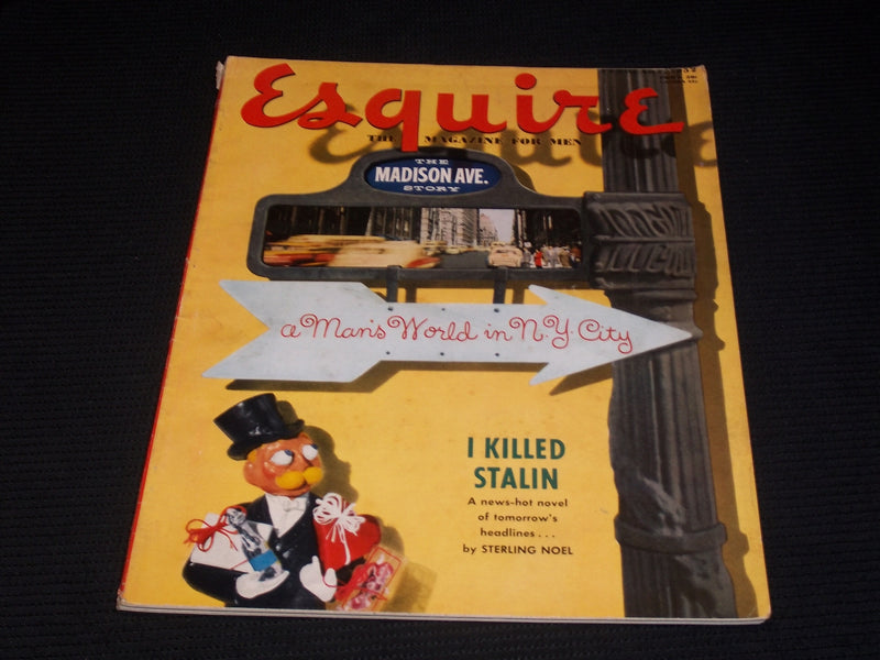 1952 FEBRUARY ESQUIRE MAGAZINE NICE COVER & MEN'S FASHION - E 4324
