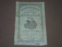 1889 HOSTETTER'S ILLUSTRATED UNITED STATES ALMANAC - SOFTCOVER - H 710