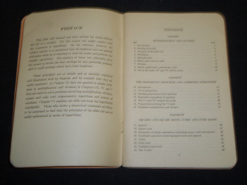 1939 THE LOG LOG DUPLEX DECITRIG MANUAL SLIDE RULE NO. 4081 - LYMAN - J 5305