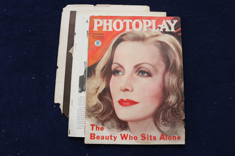 1934 DECEMBER PHOTOPLAY MAGAZINE - GRETA GARBO COVER - E 17879