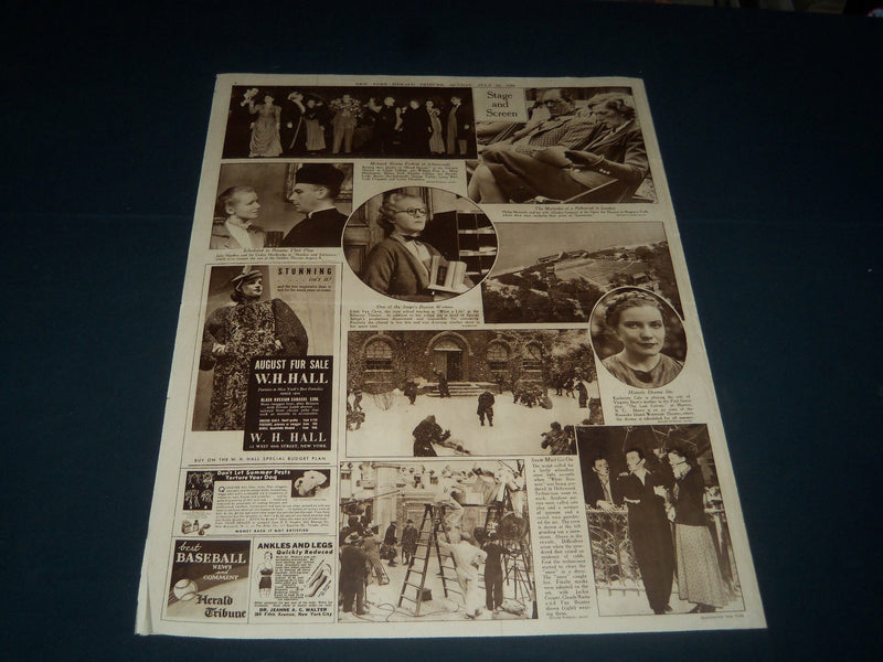 1938 JULY 24 NEW YORK HERALD TRIBUNE PICTURE SECTION - DOUGLAS CORRIGAN- NT 7350