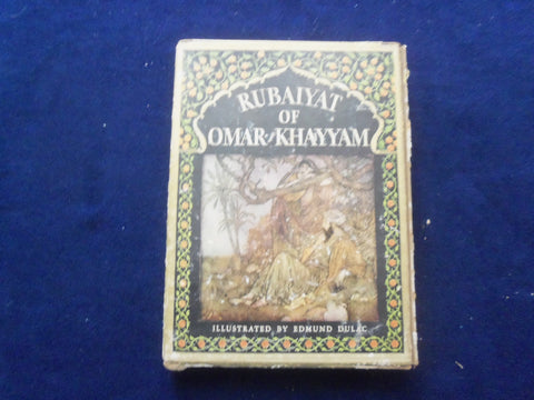 1937 RUBAIYAT OF OMAR KHAYYAM HARDCOVER BOOK ILLUSTRATED BY EDMUND DULAC-KD 8316