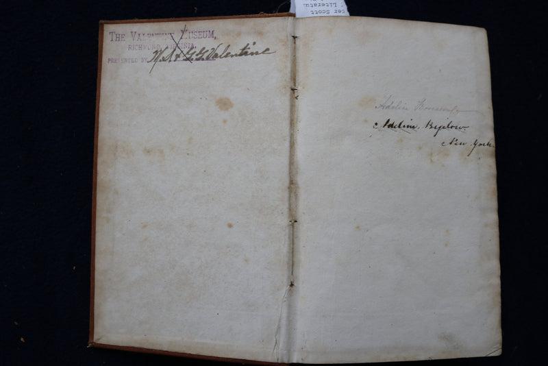1836 THE SCIENTIFIC CLASS-BOOK PART II HARDCOVER BOOK BY WALTER JOHNSON- KD 9444