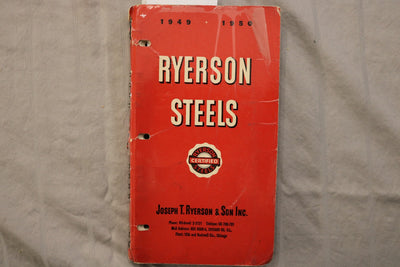 1949-1950 RYERSON STEELS CATALOG - JOSEPH T. RYERSON & SON INC. - K 3451