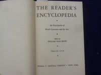 1948 THE READERS' ENCYCLOPEDIA HARDCOVER BOOKS - BOXED SET - 4 VOLUMES - KD 8832