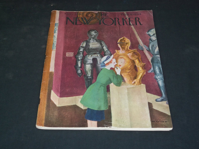 1947 NOVEMBER 15 THE NEW YORKER MAGAZINE - ILLUSTRATED COVER - NY 289